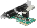 delock 89918 pci express card to 2 x serial rs 232 extra photo 1