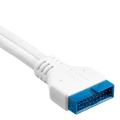 corsair diy cable premium sleeved i o cable extension kit white extra photo 6