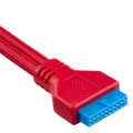 corsair diy cable premium sleeved i o cable extension kit red extra photo 6