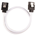 corsair diy cable premium sleeved sata data cable set straight connectors white 30cm extra photo 1
