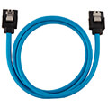 corsair diy cable premium sleeved sata data cable set straight connectors blue 60cm extra photo 1