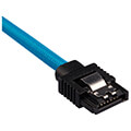 corsair diy cable premium sleeved sata data cable set straight connectors blue 60cm extra photo 2