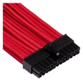 corsair diy cable premium individually sleeved atx 24 pin type4 gen4 red extra photo 1