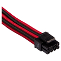 corsair diy cable premium individually sleeved eps12v cpu cable type4 gen4 red black extra photo 1