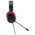 asus tuf gaming h3 over ear gaming headset red extra photo 4