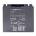 qoltec 53046 agm battery 12v 17ah max 255a extra photo 1