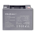 qoltec 53034 agm battery 12v 38ah max 456a extra photo 1