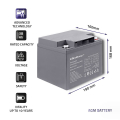 qoltec 53034 agm battery 12v 38ah max 456a extra photo 3