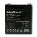 qoltec 53033 agm battery 12v 45ah max 675a extra photo 1