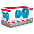 speedlinksl 8001 be snappy stereo speakers blue extra photo 2