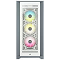 case corsair 5000x icue rgb tempered glass mid tower atx white extra photo 1