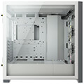 case corsair 5000x icue rgb tempered glass mid tower atx white extra photo 2