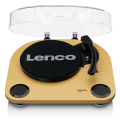 lenco ls 40wd wood turntable with built in speakers extra photo 1