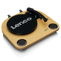 lenco ls 40wd wood turntable with built in speakers extra photo 3