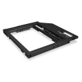 raidsonic icy box ib ac649 adapter for 25 hdd ssd in notebook dvd bay extra photo 2