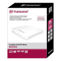 transcend ts8xdvds w extra slim portable dvd writer white extra photo 2