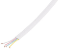 lanberg flat telephone cable 4 wires 100m white extra photo 1
