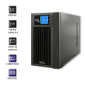 qoltec 53043 ups on line pure sine wave 3kva 24kw lcd usb extra photo 3