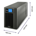 qoltec 53043 ups on line pure sine wave 3kva 24kw lcd usb extra photo 5