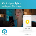 nedis wifilw12wte27 wi fi smart led bulb e27 a60 9w 800lm extra photo 4