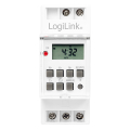 logilink et0010 digital time switch for din rails extra photo 1