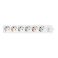 logilink lps247 socket outlet 6 way switch 6x cee 7 3 15 m white extra photo 1