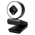 logilink ua0384 full hd usb webcam 76 dual microphone auto focus ring light tripod extra photo 1