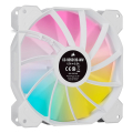 corsair icue sp140 rgb elite 140mm white pwm fan  dual fan kit with lighting node core extra photo 3