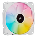 corsair icue sp120 rgb elite 120mm white pwm fan  triple pack with lighting node core extra photo 3