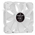 corsair icue sp120 rgb elite 120mm white pwm fan  triple pack with lighting node core extra photo 5