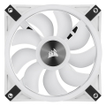 corsair icue ql120 rgb 120mm pwm white fan  triple fan kit with lighting node core extra photo 4