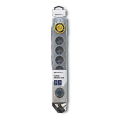 qoltec 50166 surge protector 6 sockets 3m me diakopti extra photo 4