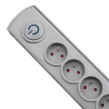 qoltec 50272 surge protector 5 sockets 3m me diakopti extra photo 1