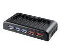 akasa ak hb 11bkcm connect 7 ex 7 port usb 30 hub with two fast charging ports extra photo 1