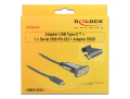 delock 62904 adapter usb type c 1 x serial db9 rs 232 adapter db25 extra photo 3
