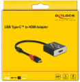 delock 65400 active usb type c to hdmi adapter 4k 60 hz hdr extra photo 1
