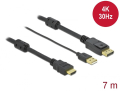 delock 85967 hdmi to displayport cable 4k 30 hz 7 m extra photo 1