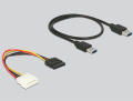 delock 41423 riser card pci express x1 x16 with 60 cm usb cable extra photo 1