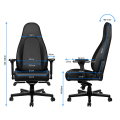 noblechairs icon gaming chair black edition extra photo 2