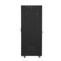lanberg free standing rack 19 37u 600x800mm flat pack black with glass door lcd extra photo 2
