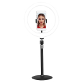 logilink aa0152 smartphone ring light tripod with remote shutter height adjust 25 cm extra photo 4