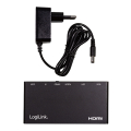 logilink hd0034 hdmi splitter 1x2 port 4k 60 hz downscaler audio extract extra photo 2