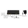 logilink hd0034 hdmi splitter 1x2 port 4k 60 hz downscaler audio extract extra photo 4