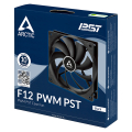 fan arctic f12 pwm pst 120 mm pwm fan with cable splitter black extra photo 3