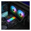 floe rc240 cpumemory aio liquid cooler all in one liquid cooling system argb fan2 extra photo 5