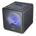 akai abts b6 portable speaker bluetooth karaoke usb led micro sd aux in aux out mic 20 w extra photo 1