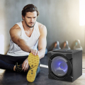 akai abts k6 portable speaker bluetooth karaoke usb led micro sd aux in aux out mic 30 w extra photo 6