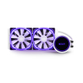 nzxt kraken x53 rgb water cooling white 240mm illuminated fans and pump extra photo 2