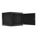 lanberg wall mounted rack 19 9u 600x600mm flat pack black extra photo 2