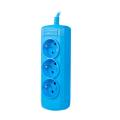 armac arcolor 3 3m 3x french outlets power strip blue extra photo 1